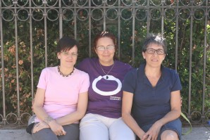 A la izquierda, Cristina Camuñas;centro, Irene Domenech y derecha, Ana Hervás.